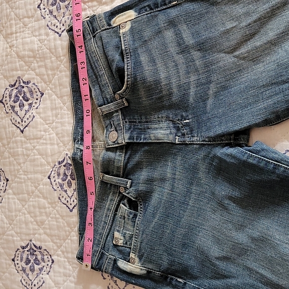 7 for All Mankind Dojo Flare Jeans Sz 31 x 31 - Picture 4 of 7